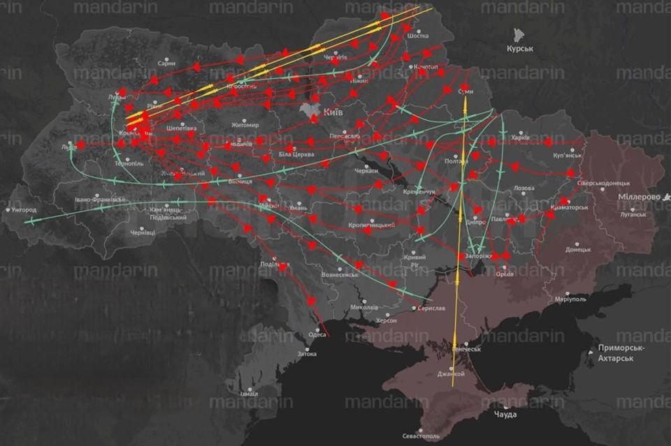 Олег Царёв: ВС РФ ночью нанесли ракетно-бомбовые удары по военным и энергетическим объектам в 14 областях Украины