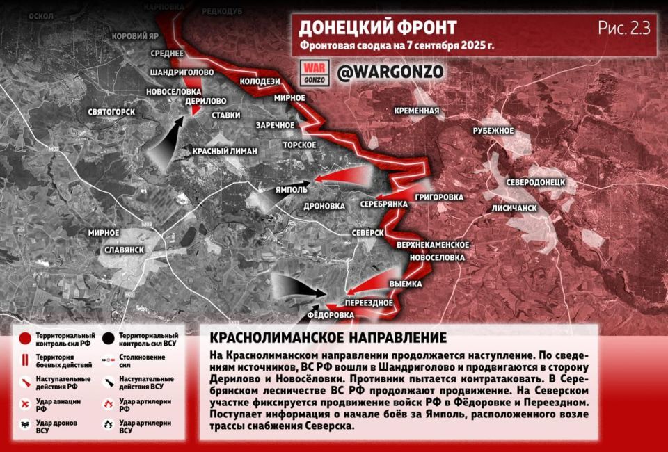WarGonzo: Фронтовая сводка на утро 07.09.25 WarGonzo: Фронтовая сводка на утро 07.09.25