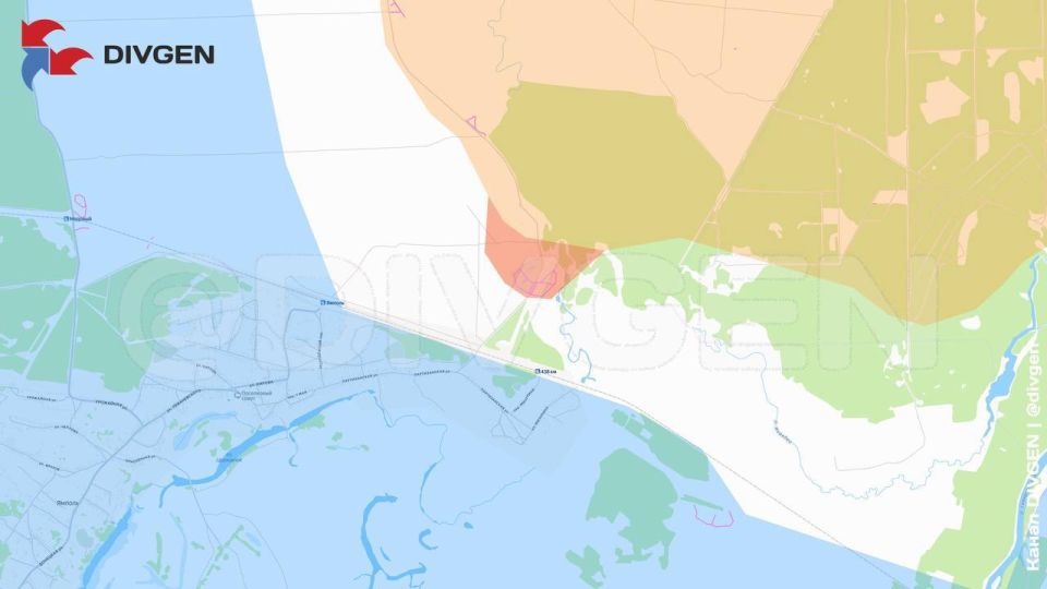 Изменения линии фронта за минувшие сутки нанёс на карту канал "DivGen": Изменения линии фронта за минувшие сутки нанёс на карту канал "DivGen":