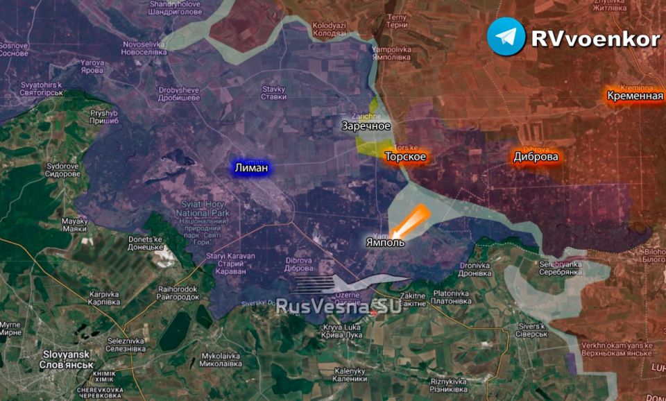 Армия России прорвалась в Ямполь на Лиманском направлении! - DS