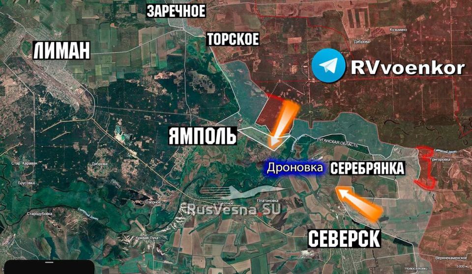 Армия России угрожает окружить силы ВСУ, завершая их разгром в районе Серебрянского лесничества – последней подконтрольной ВСУ территории ЛНР – Deep State