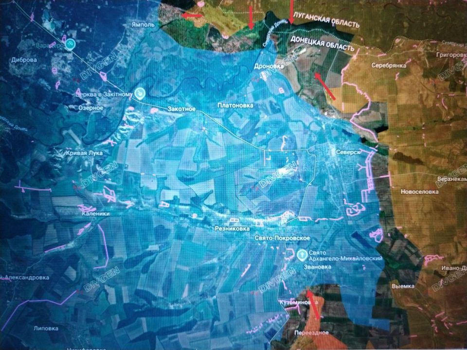 Юрий Котенок: Краснолиманское/Северское направления Юрий Котенок: Краснолиманское/Северское направления