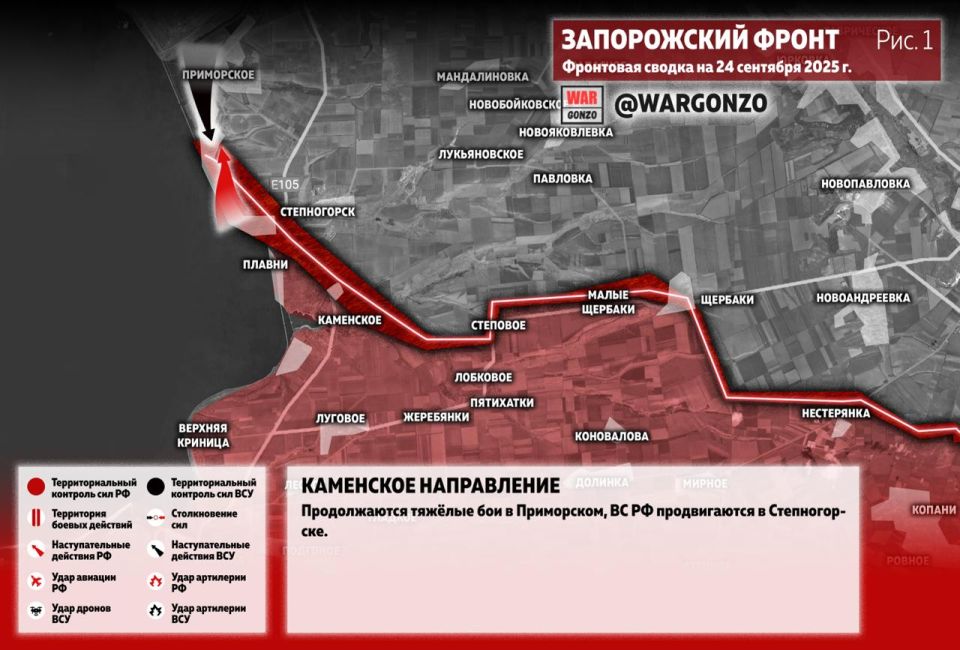 WarGonzo: Фронтовая сводка на утро 24.09.25