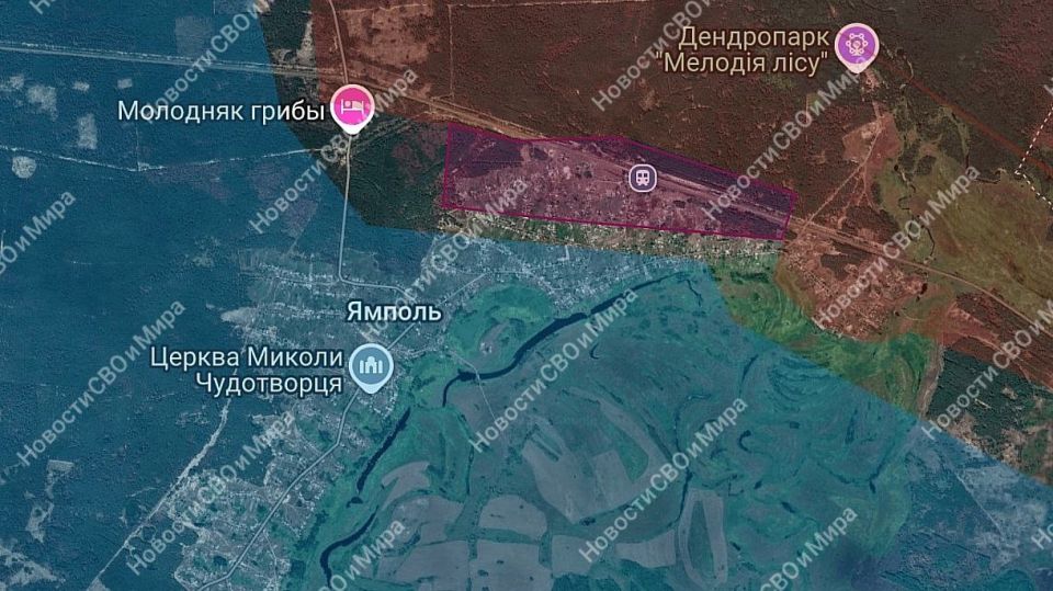 Российские войска продолжают наступление на Ямполь