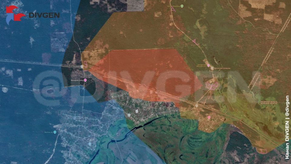 Российские войска к вечеру 28 сентября продолжали успешно охватывать Ямполь с севера Российские войска к вечеру 28 сентября продолжали успешно охватывать Ямполь с севера