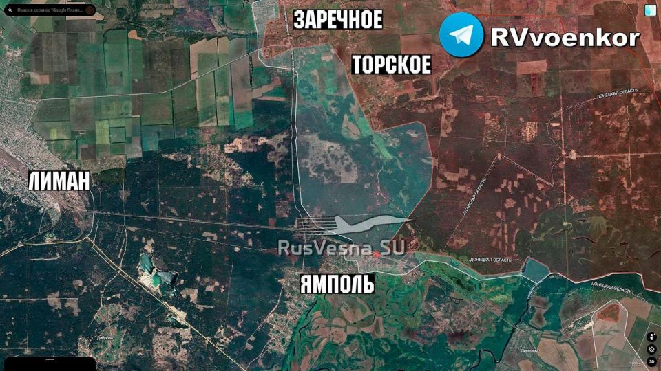 Армия России штурмует Ямполь, продвигаясь к Лиману