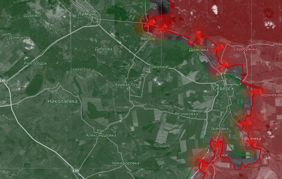 «На Северском направлении идут бои южнее Звановки