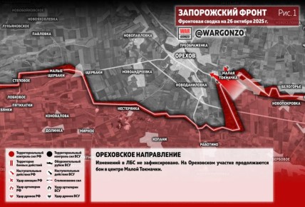 WarGonzo: Фронтовая сводка на утро 26.10.25