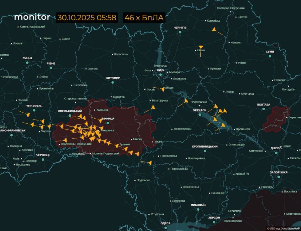 Массированный удар по Украине: «Калибры», «Кинжалы», Х-22 и «Герани» поражают объекты врага на западе