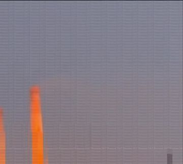 Момент прилета "Герани-2" по Ладыжинской ТЭС в Винницкой области сегодня рано утром