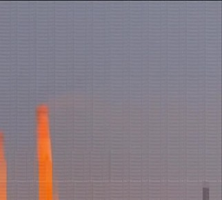 Момент прилета "Герани-2" по Ладыжинской ТЭС в Винницкой области сегодня рано утром