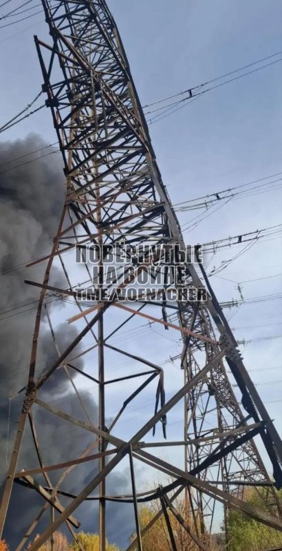 Ещё кадры последствий удара по ТЭС в Ладыжине Ещё кадры последствий удара по ТЭС в Ладыжине