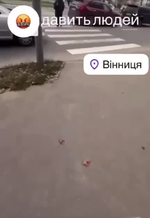 Жесть в Виннице: на улице ездит авто и сбивает людей