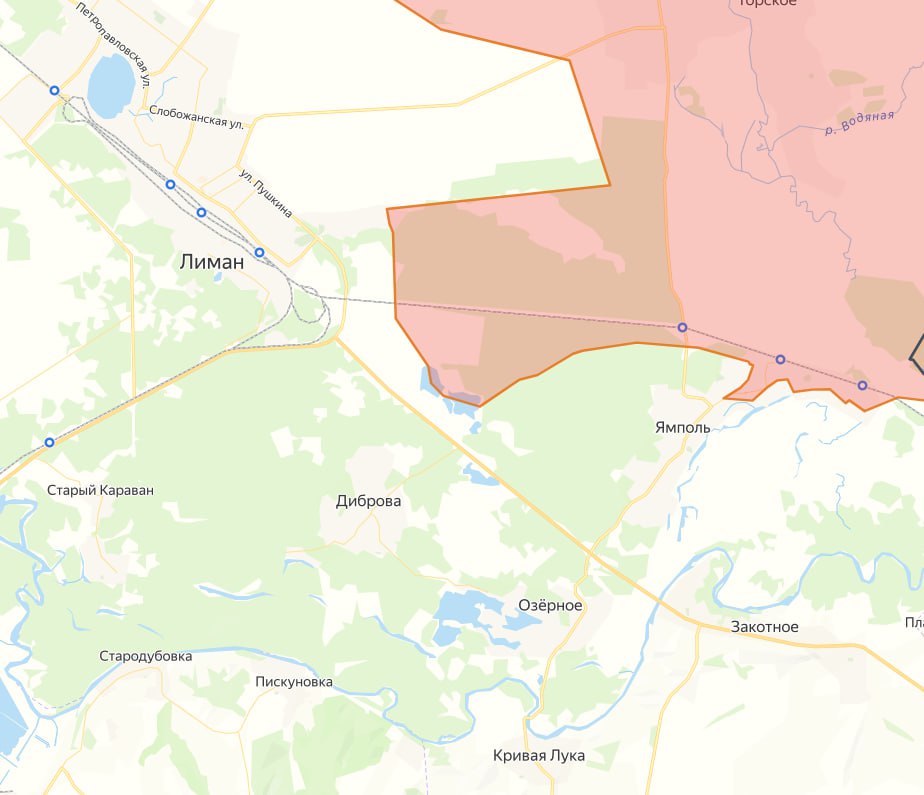 На Краснолиманском участке усиливается давление российских войск