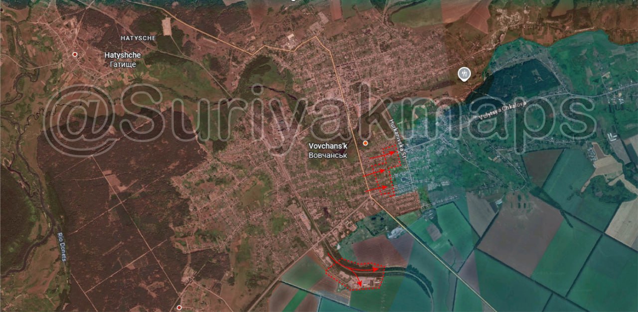 Обстановка на Мирноградском и Покровском направлениях: российские войска продолжили наступление на северных и северо-западных окраинах Покровска, а также заняли новые дачные участки к югу от Гришино