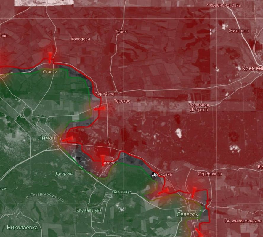 «На Лиманском направлении российские войска вошли в микрорайон Коммунальный города Лимана
