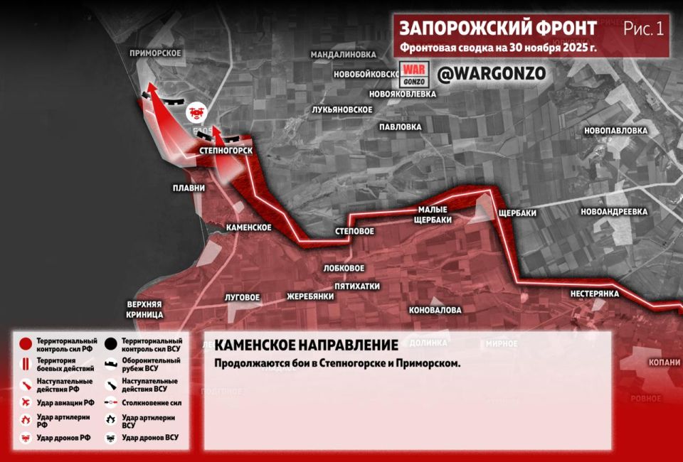 WarGonzo: Фронтовая сводка на утро 30.11.25